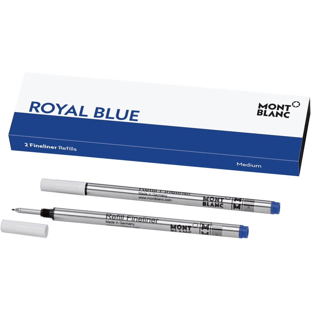 2 Fineliner Refills Royal Blue (M, B)