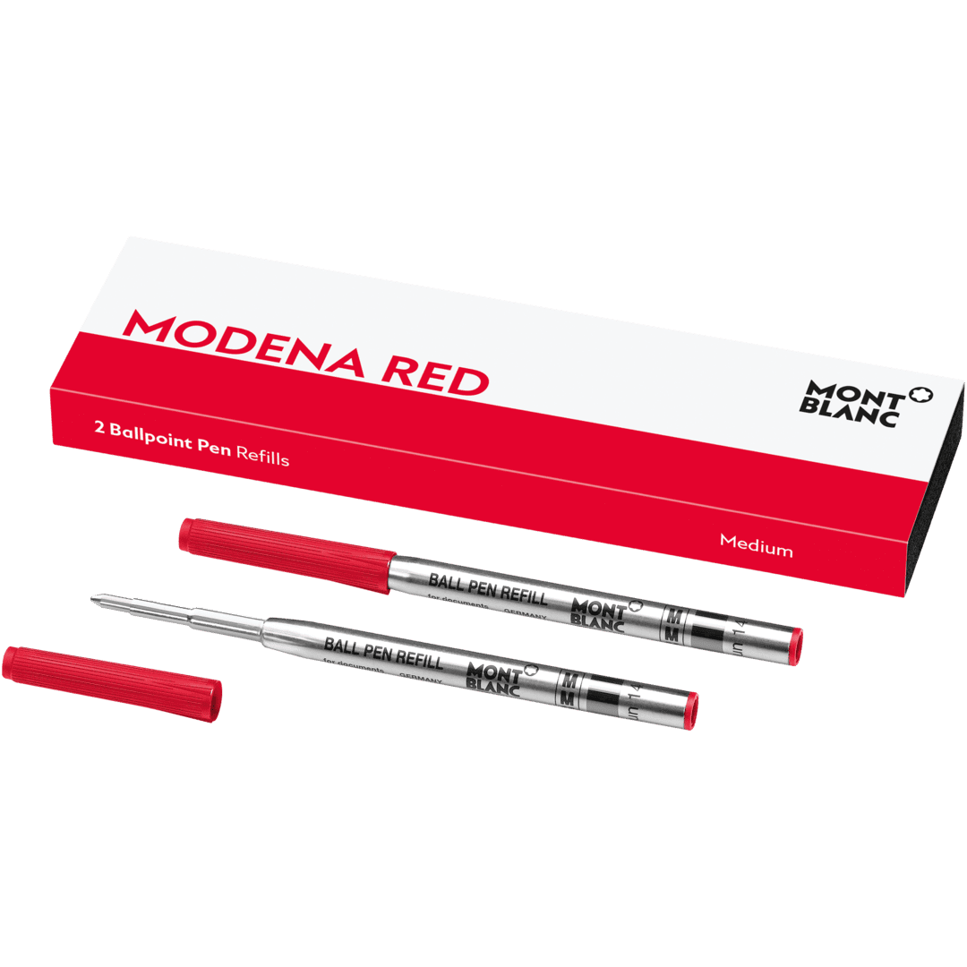 2 Ballpoint Pen (M) Refill Modena Red