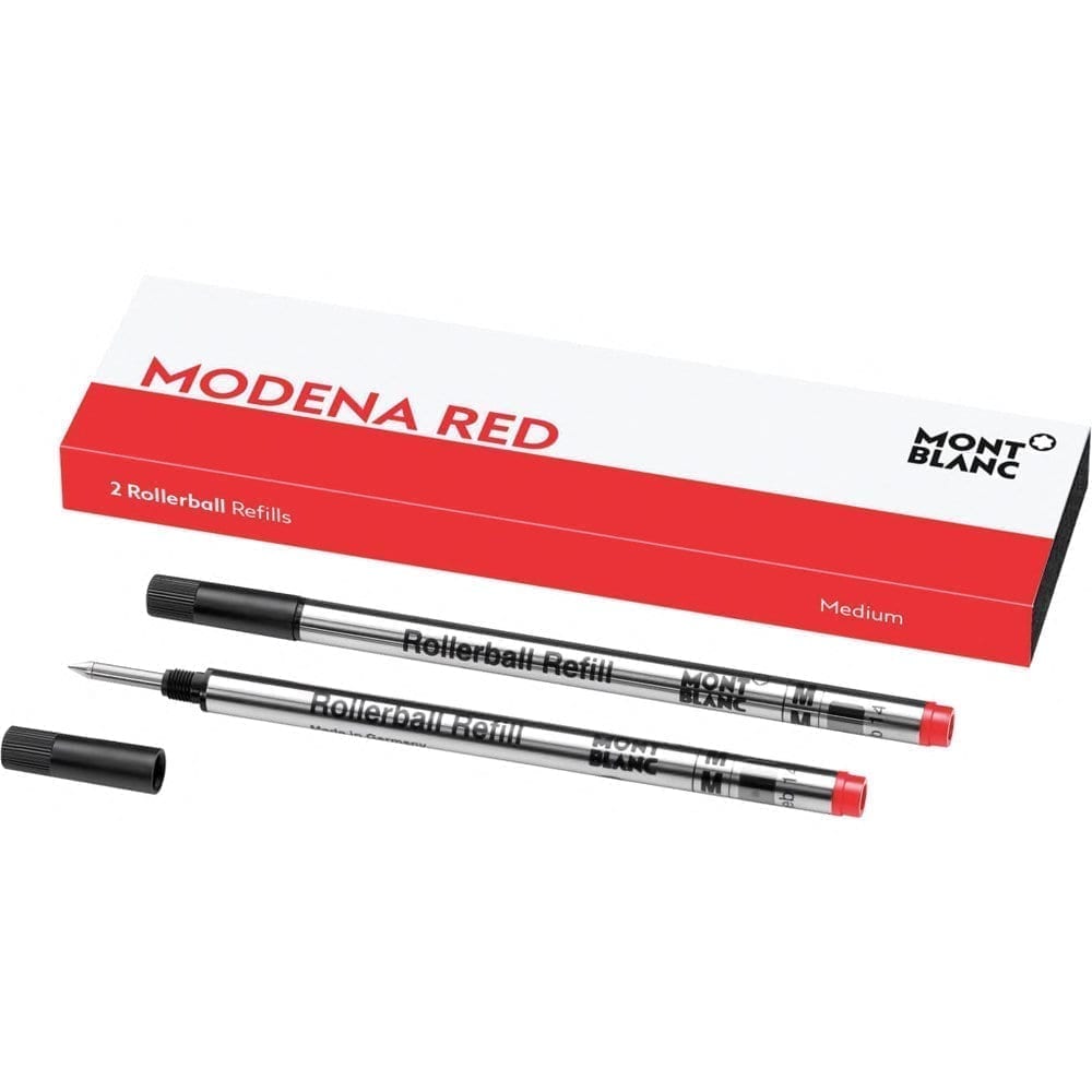 2 Rollerball Refills (M) Modena Red