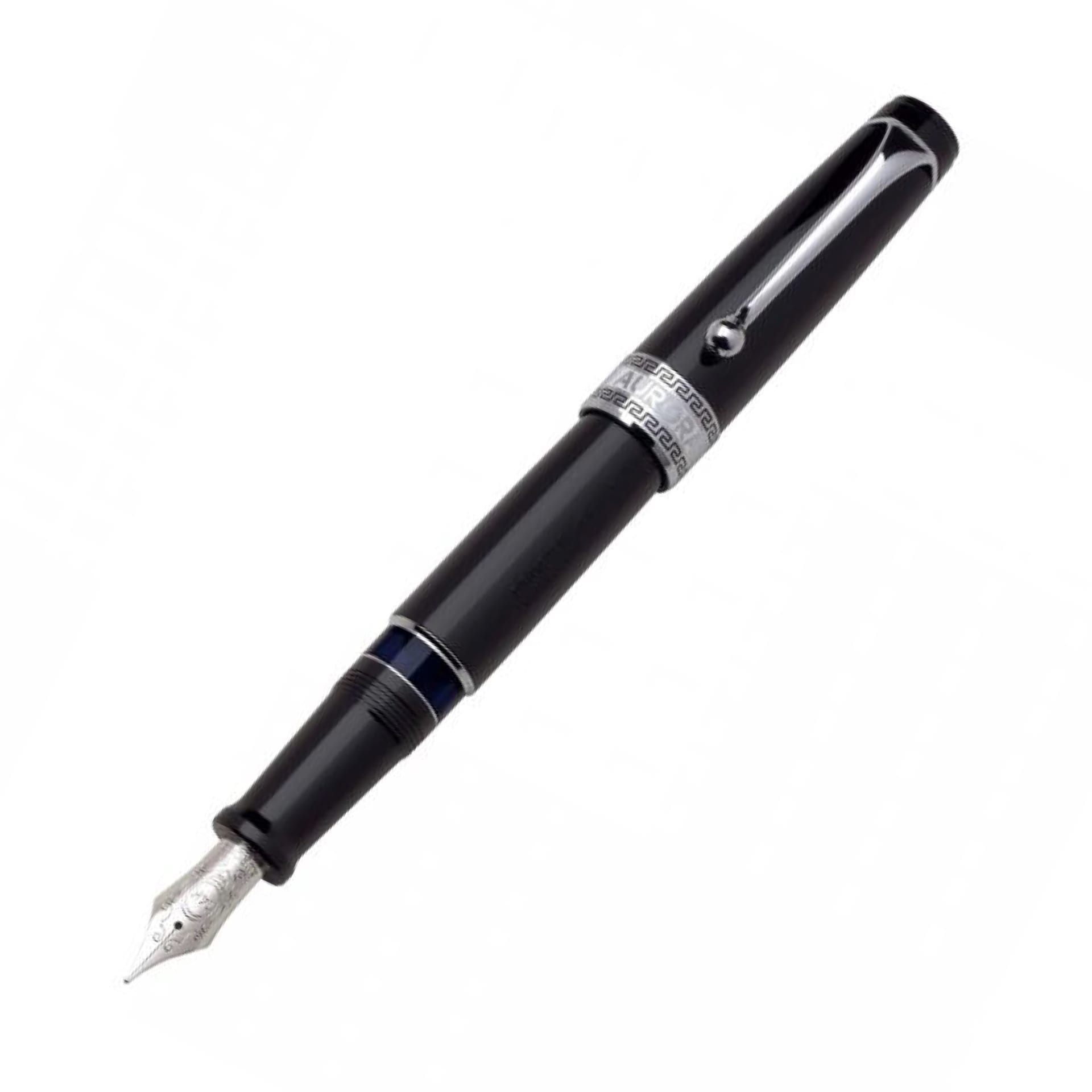 Aurora Optima Black Rhodium Fountain Pen