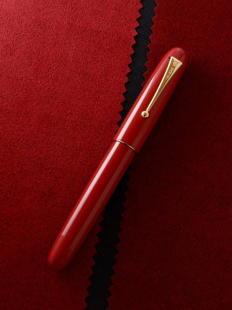 NAMIKI Yukari Royale No. 20 Vermillon Red Urushi Fountain Pen