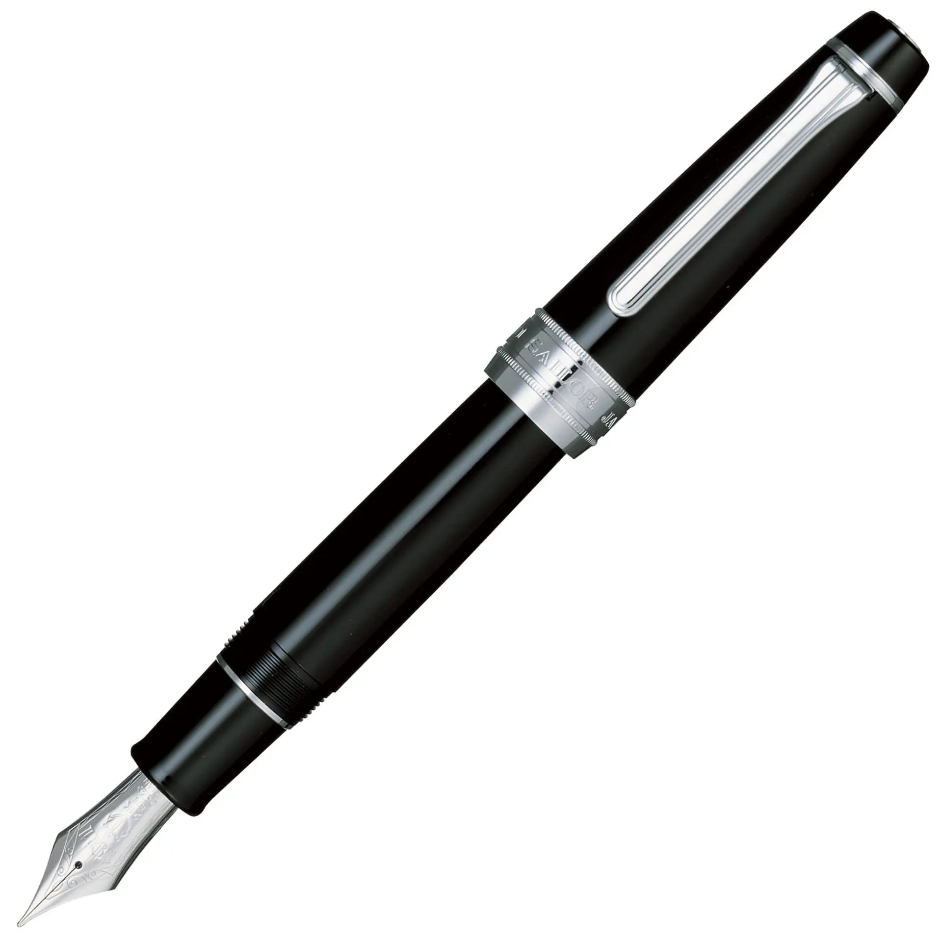 Penna stilografica SAILOR King of Pen Professional Gear in rodio nero