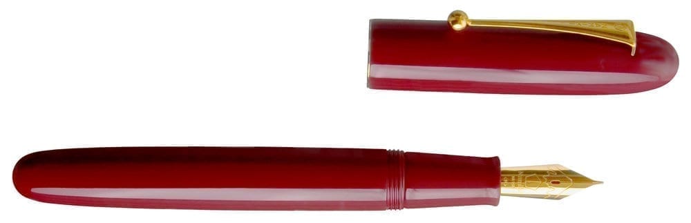 NAMIKI Yukari Royale No. 20 Vermillon Red Urushi Fountain Pen