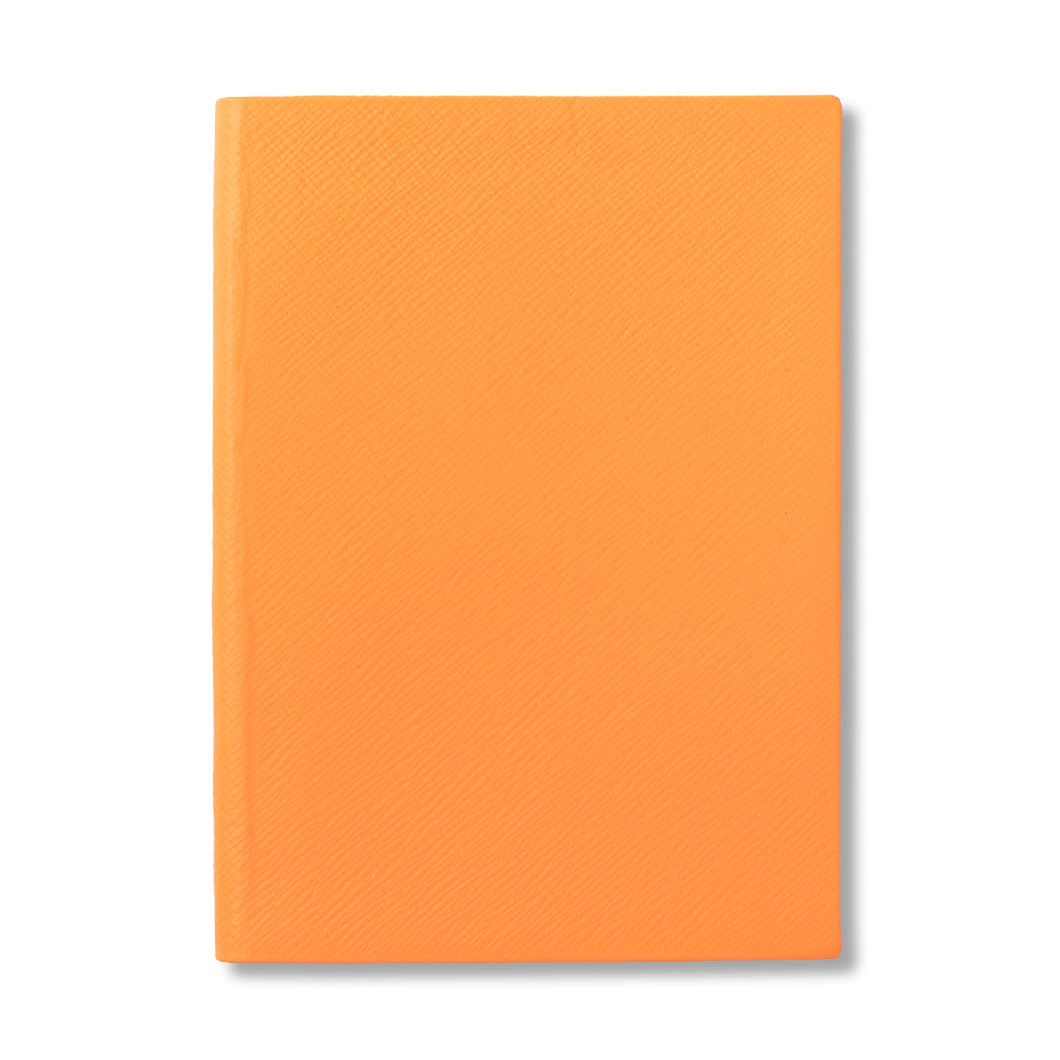SMYTHSON_Soho Notebook in Light Orange Panama