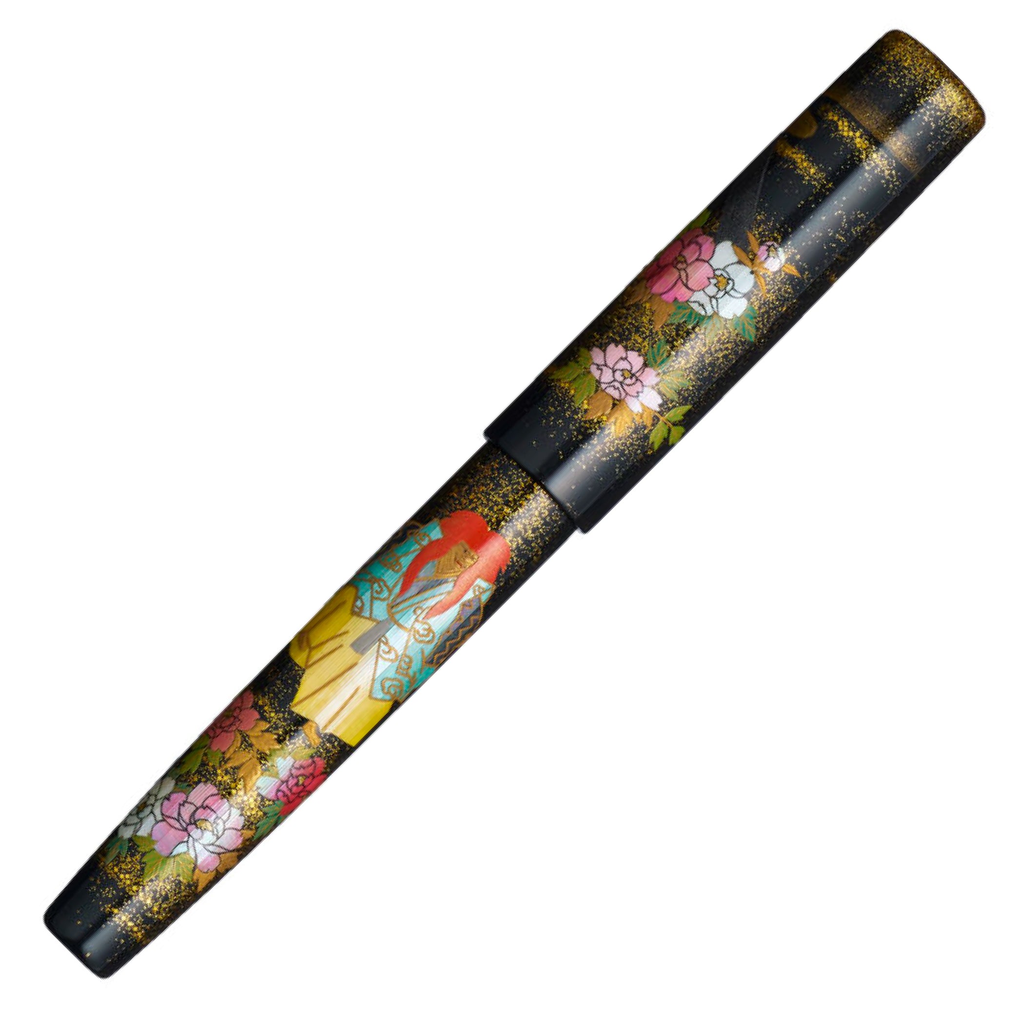 King of Pen Noh 'Shakkyo' Le Maki-e By Isshu Tamura Fountain Pen