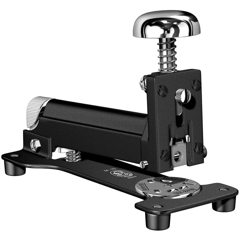 Black and Chrome M-10 Desk Stapler