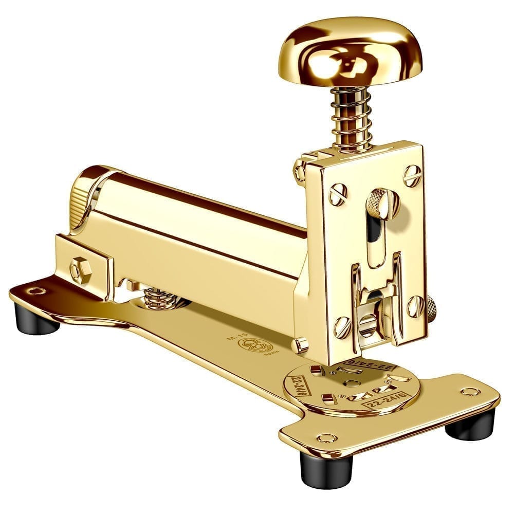 Gold M-15 Desk Stapler