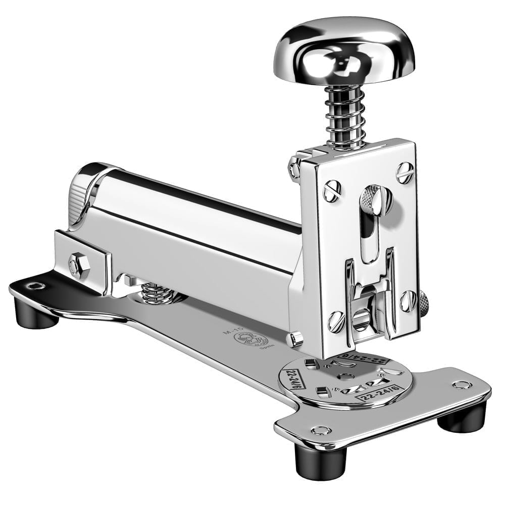 Chrome M-15 Desk Stapler