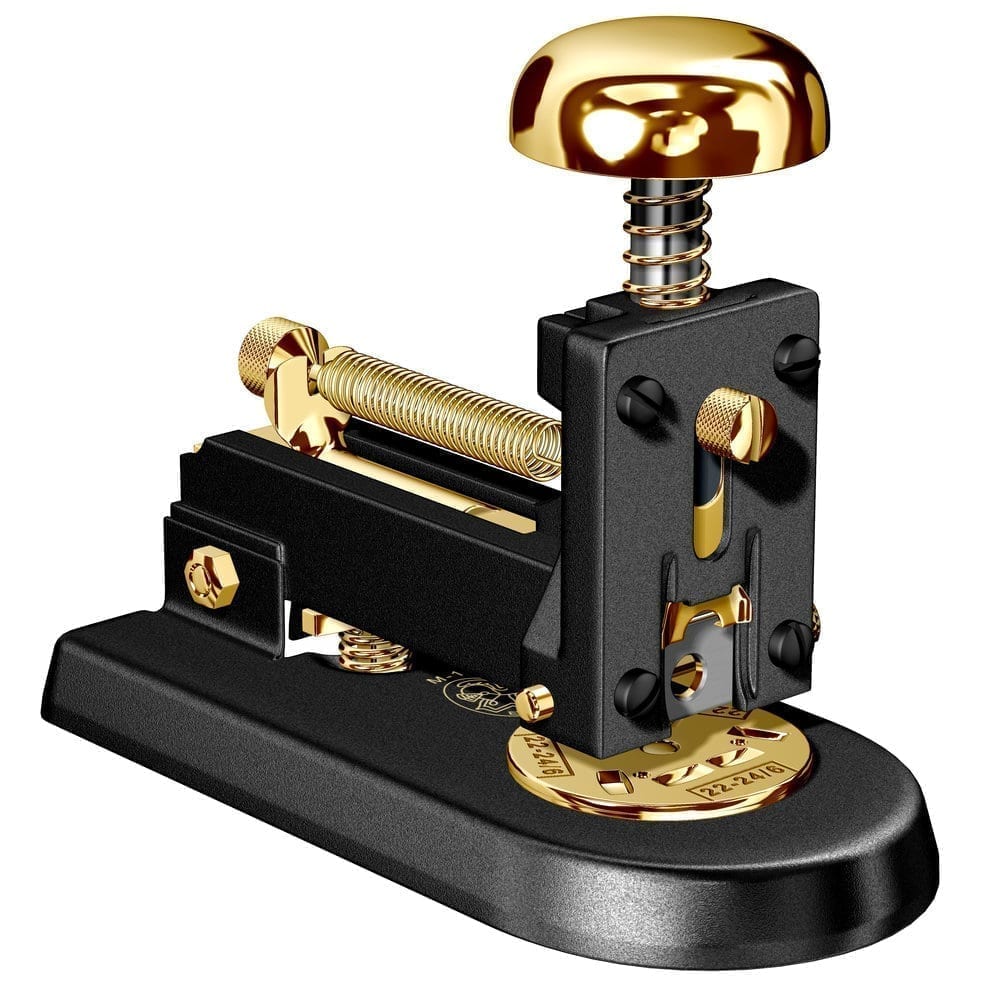 Black and Gold M-1 Desk Stapler