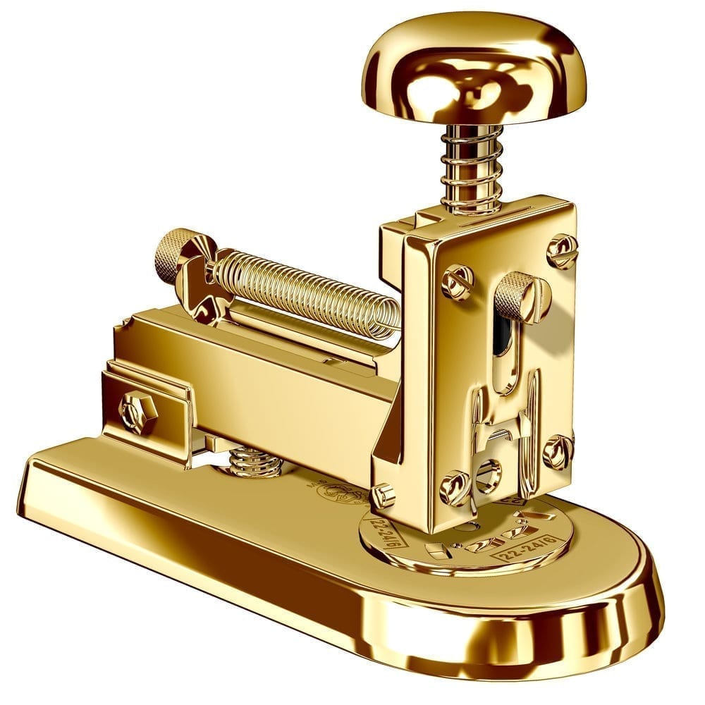 Gold M-5 Desk Stapler