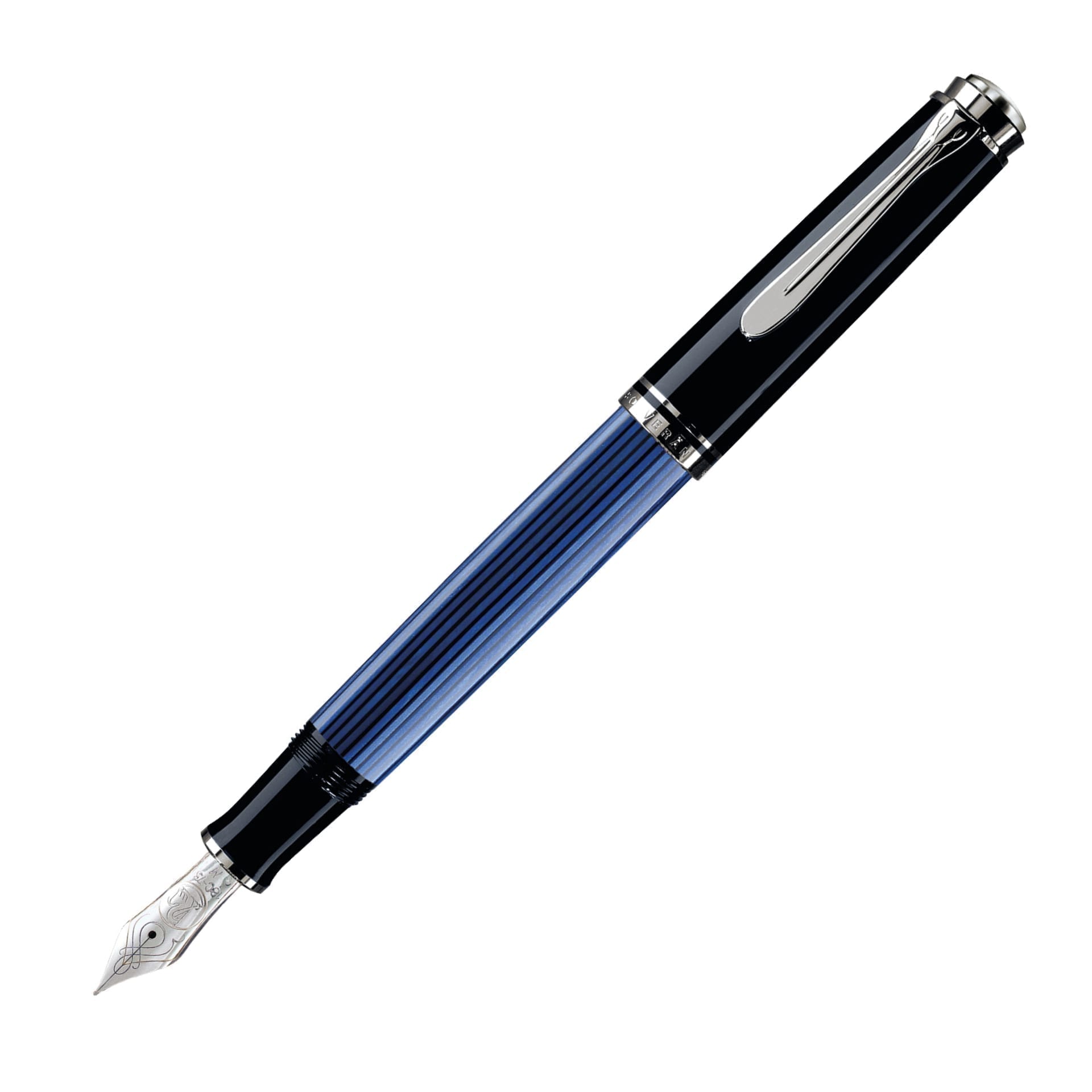 Penna stilografica PELIKAN Souverän M805 rodio blu-nero