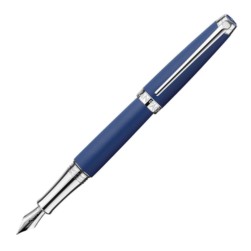 CARAN D'ACHE Leman Blue Night Matt Fountain Pen