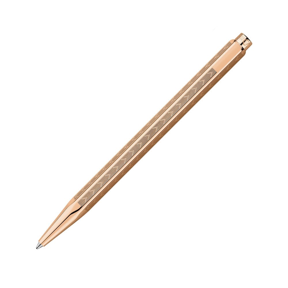 Ecridor Chevron Rose Gold-Plated Ballpoint