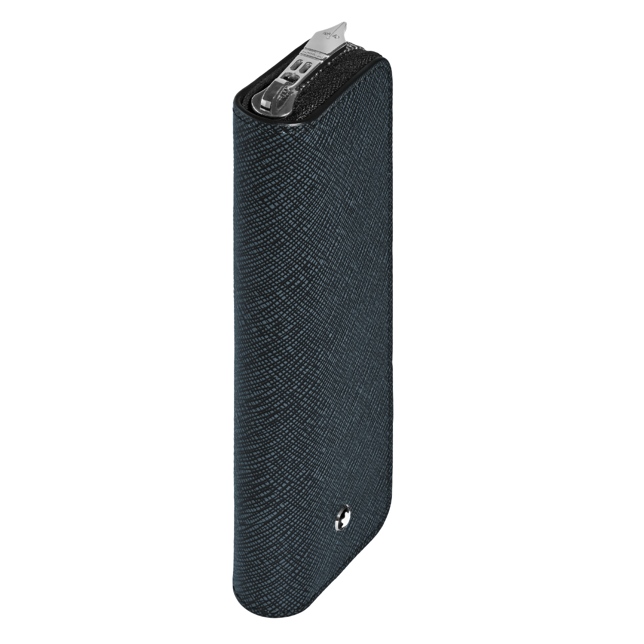 Sartorial 1 Pen Pouch Zip Tweed Blue