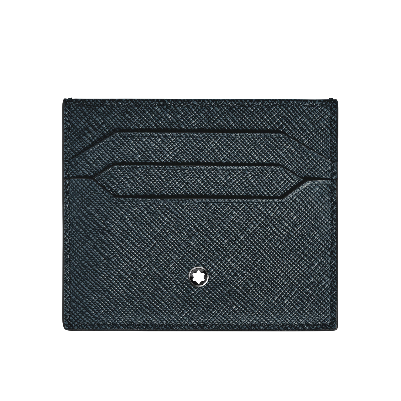 Sartorial Card Holder 6cc Tweed Blue
