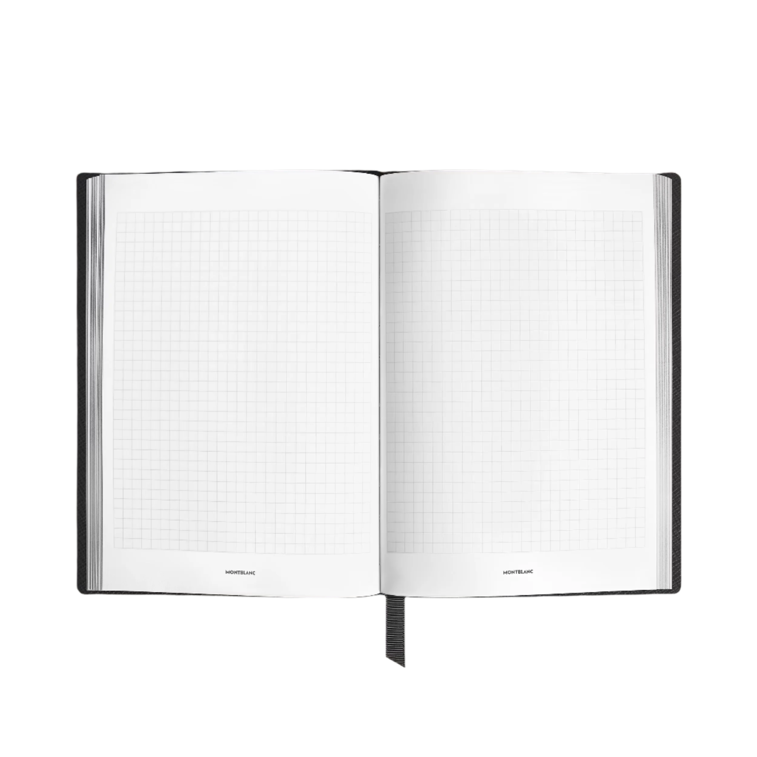 Medium Notebook Black, Squared