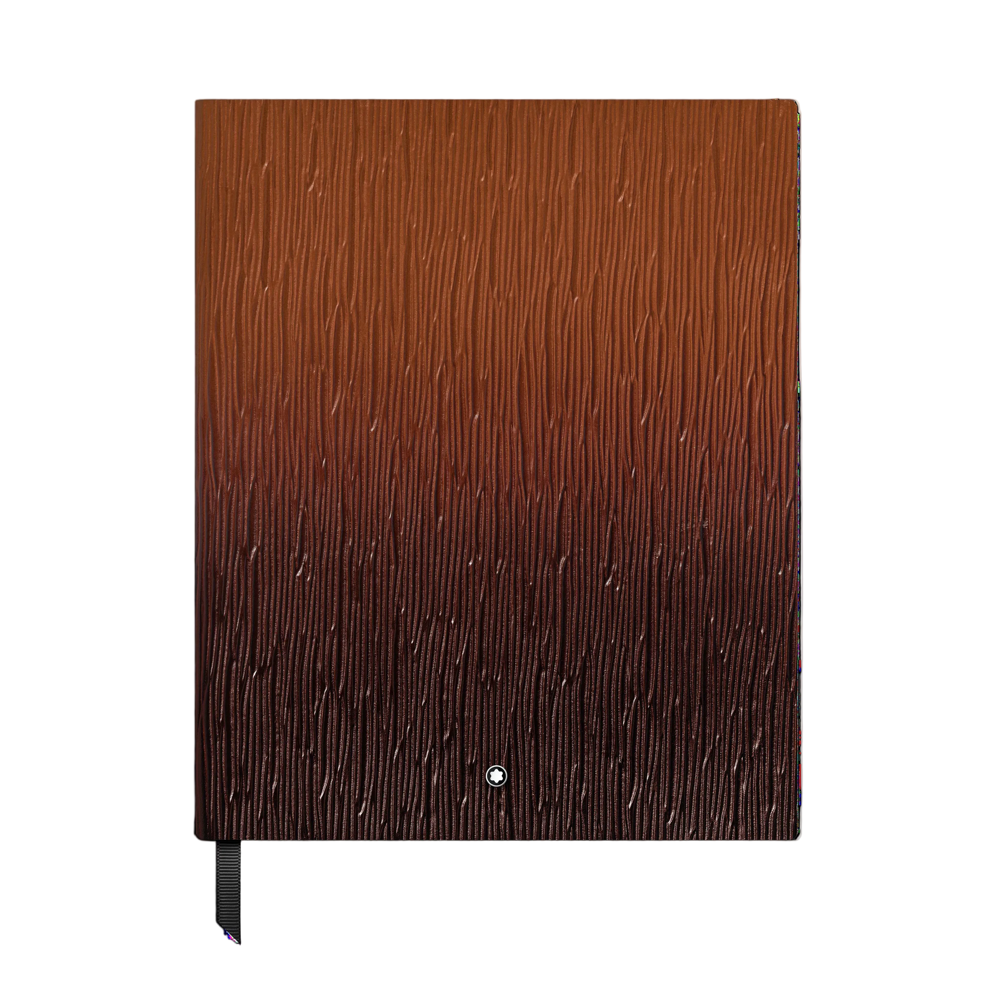 Large Notebook in Corteccia Sfumato Leather, Blank