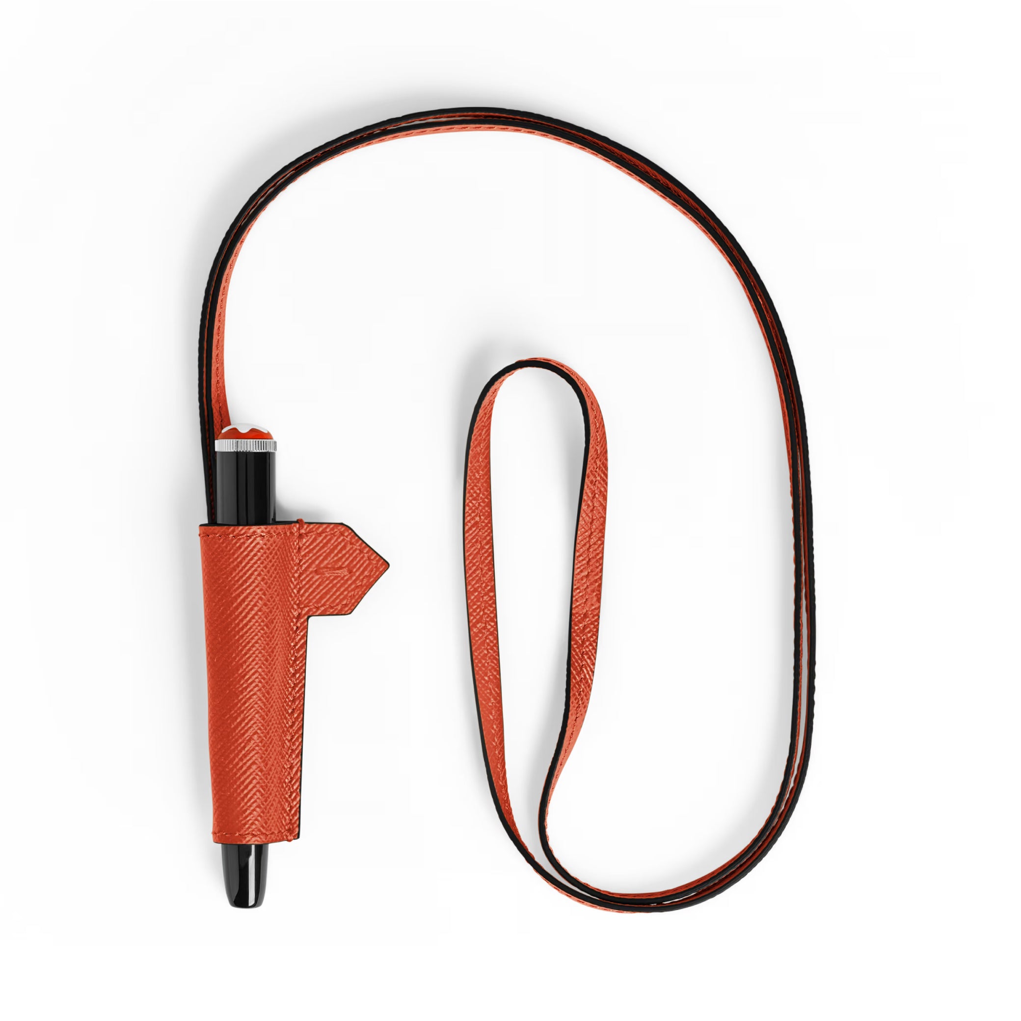 Sartorial 1 Pen Loop Necklace Tangerine