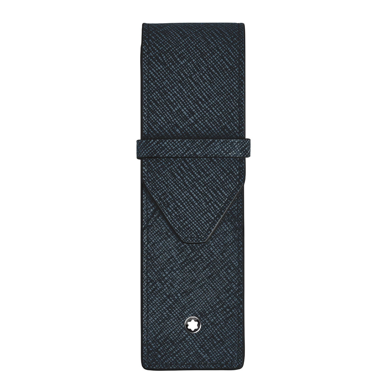 Sartorial 2 Pen Pouch Tweed Blue