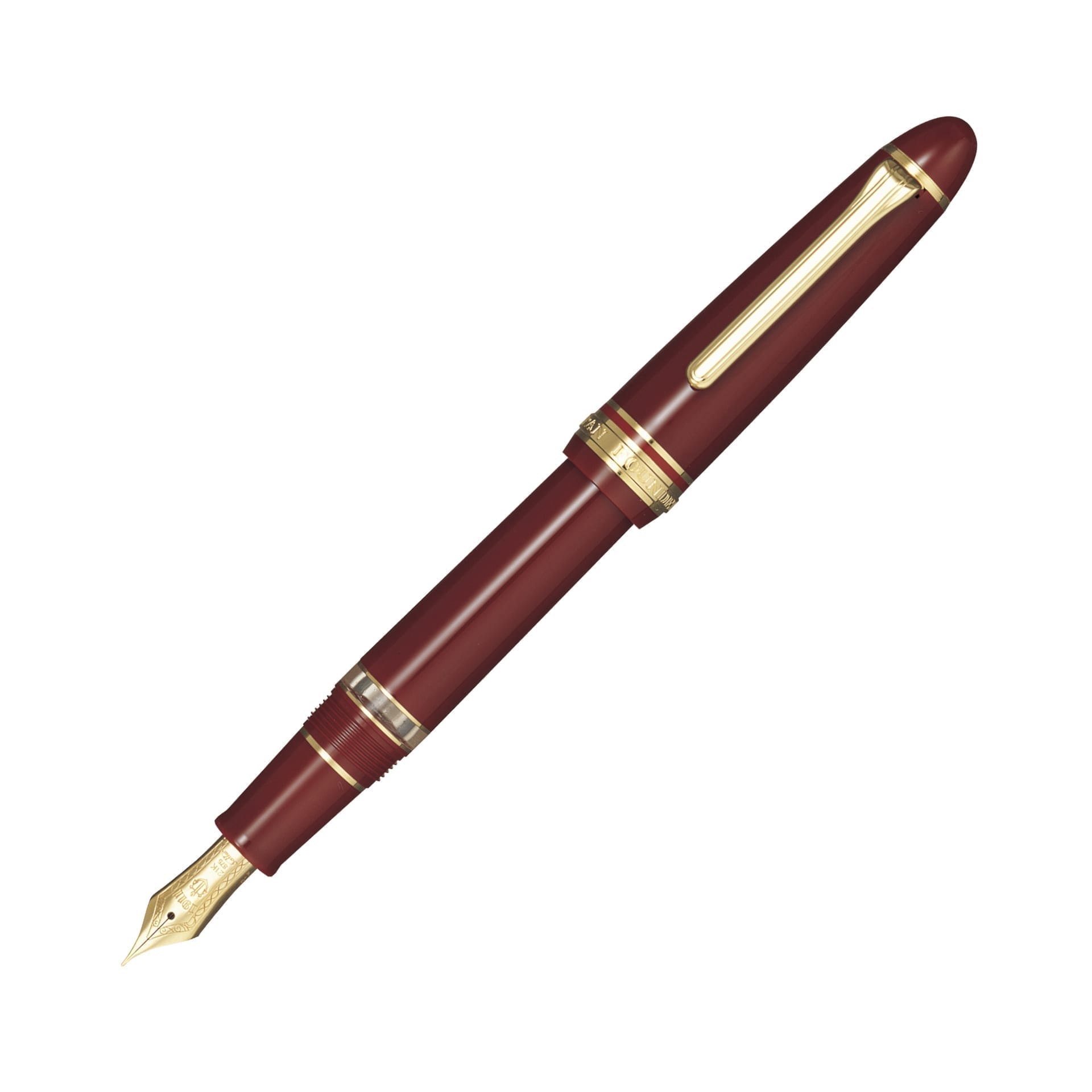 Penna stilografica SAILOR 1911 Realo Brown Gold Trim con pennino 21kt 