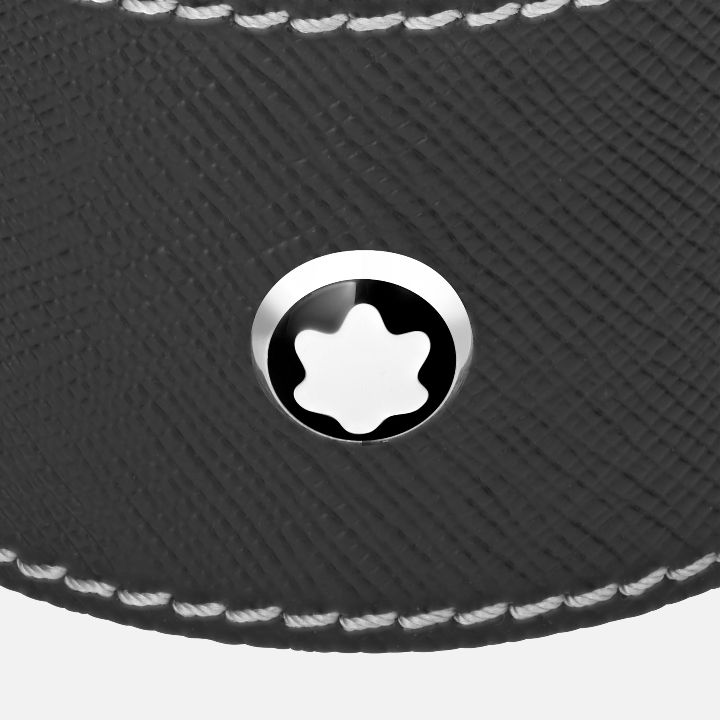 Black Small Round Desk Tray