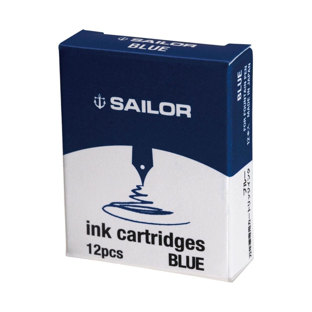 Cartucce blu SAILOR, 12 pezzi