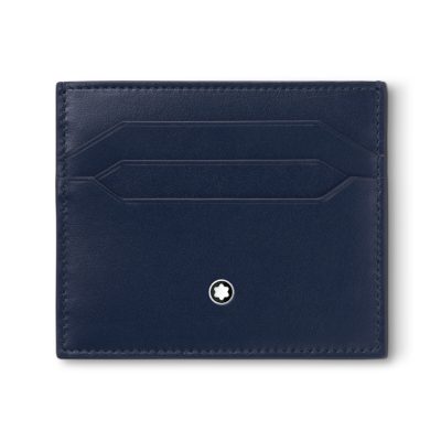 MONTBLANC Meisterstück Porta carte di credito 6cc Ink Blue