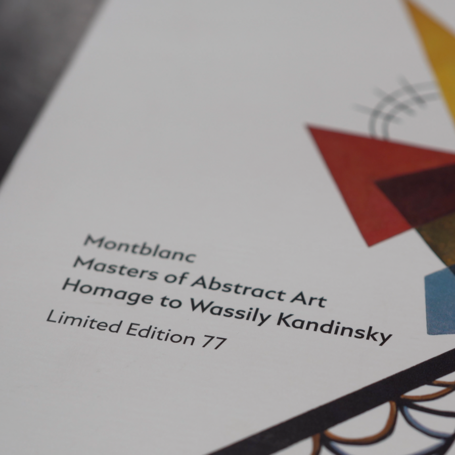 Montblanc Masters of Abstract Art Wassily Kandinsky 77 Limited Edition Fountain Pen